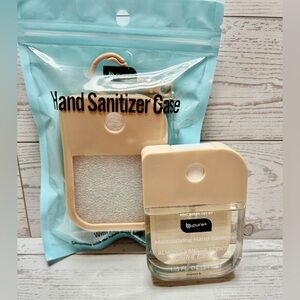 bPure Almond Vanilla Scented Hand Sanitizer with Matching Case Duo